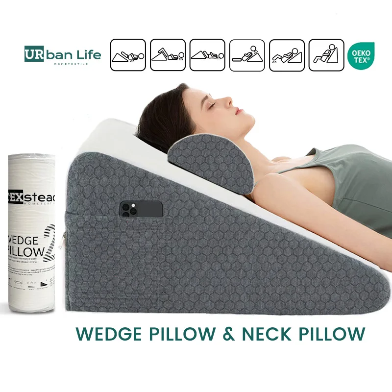 Wedge Pillow for Sleeping Bed Wedge Pillow for After Surgery Triangle