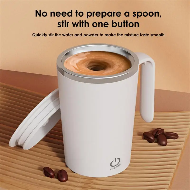 

1pc Smart Mixer Portable Automatic Mixing Cup Mixing Cup 400ml Mixing Cup Rotating Magnetic Cup Usb Electric Shake Cup