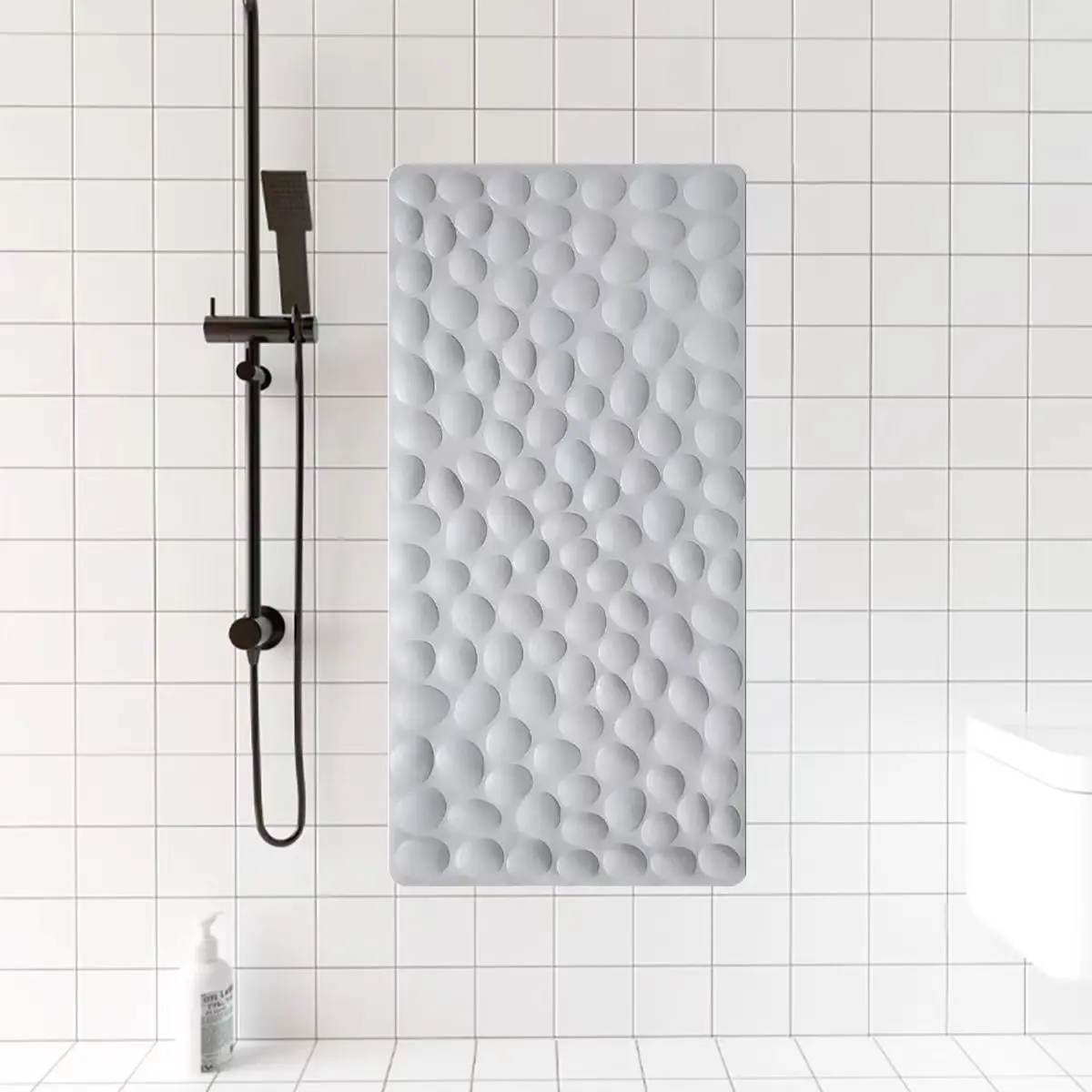 Bathroom Anti Slip Mat Bathroom floor mat Super anti-slip bathtub mat Bath Home decoration Stone pattern plastic toilet Non-slip