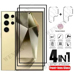 4 - in - 1 Full Protective Screen and Lens Glass Protector for 2 Glass and 2 Lens (Samsung A36 5G)