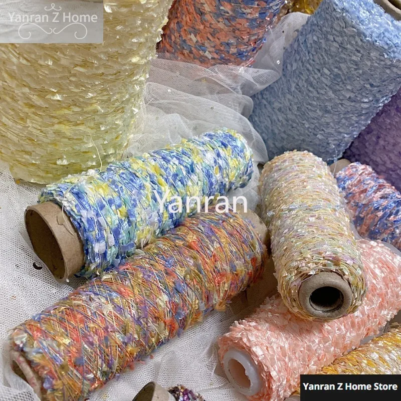 Featured Hand Mixed Yarn Distribution Line Dyed Macaron Single Side Toothbrush Yarn Flag Super Beautiful Sweater Scarf Wiring 3