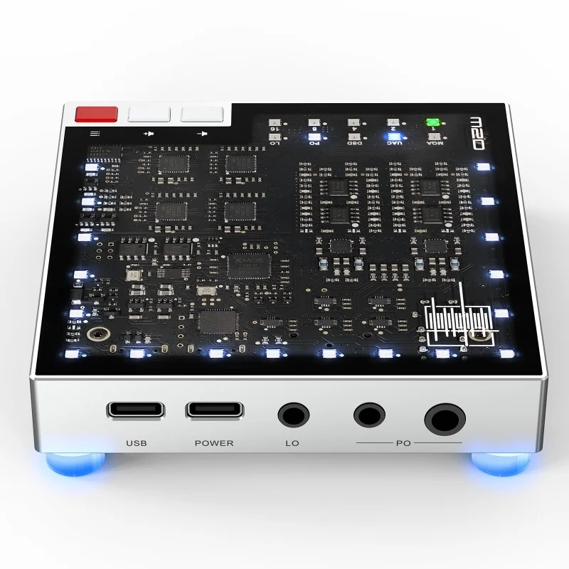 업그레이드 M20 고해상도 게이밍 오디오 디코더 CS43131*4 XU316 DSD256 3.5mm 4.4mm 잭 헤드폰 앰프 PCM 32BIT/768HZ USB 입력