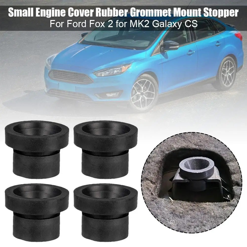 4X Rubber Engine Cover Grommet Buffer Mount Bush Stopper for FORD Focus 2 MK2 Galaxy C S Max Mondeo Mk4 4 Engine Bonnets Gaskets engine rubber mounting engine cover bonnet