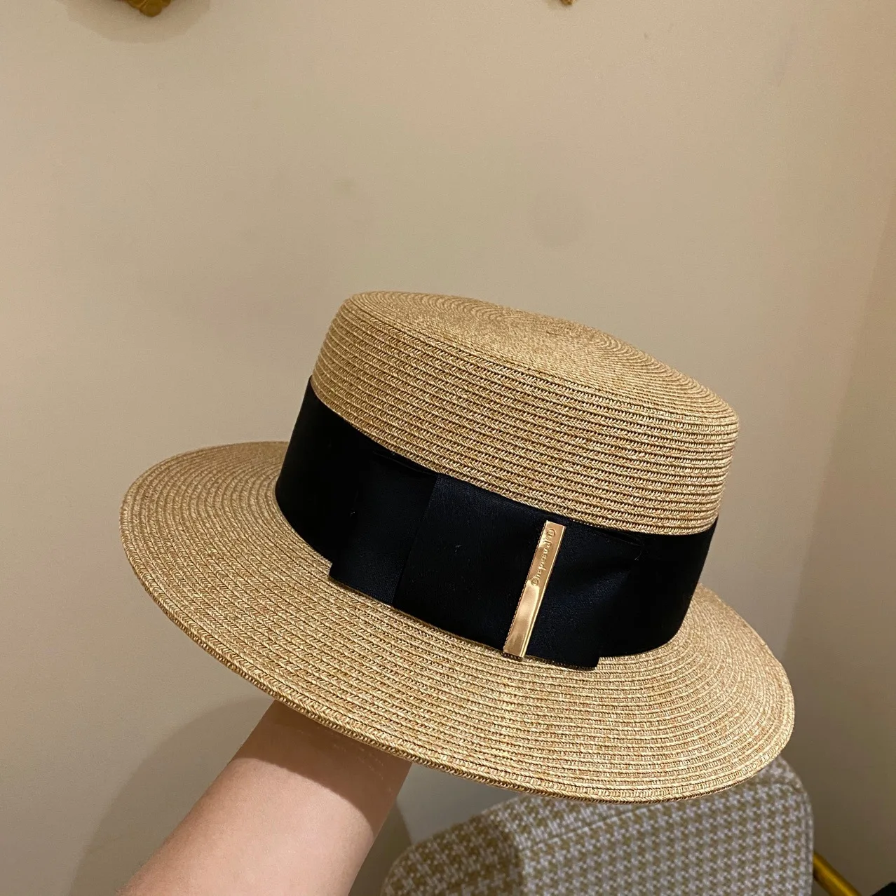 Beach Hat summer advanced new fashion design Sun Hat White Straw Hat soft hat top hat neutral hat solar cap gorras homebre