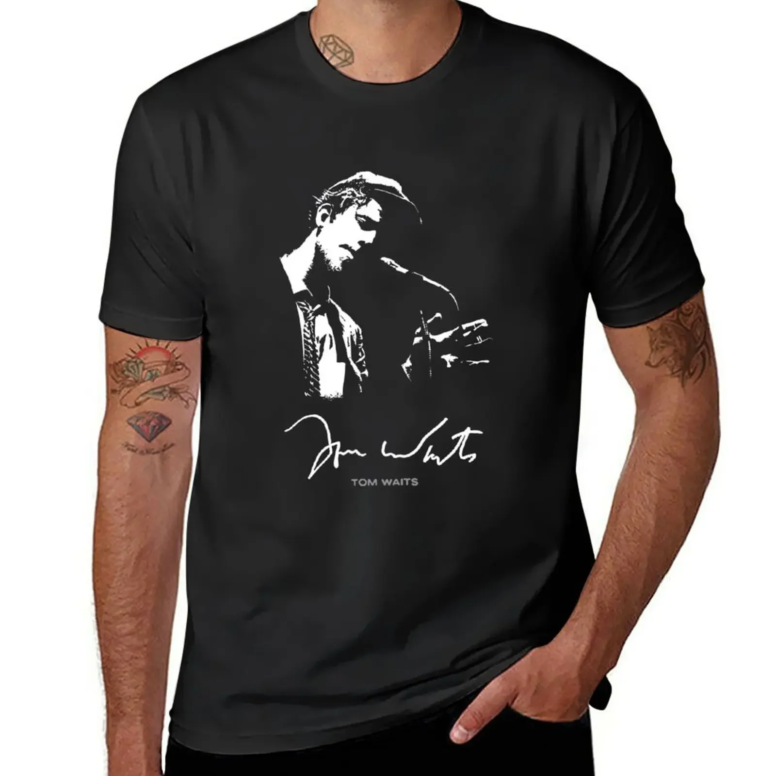 

Tom Waitsss T-Shirt anime boys animal print T-shirts for men cotton