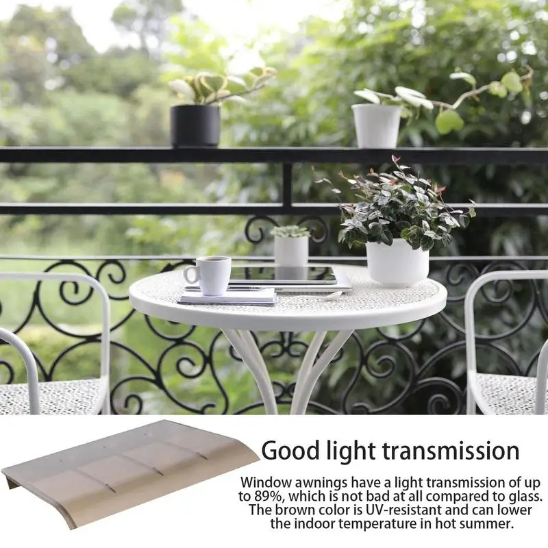 Household Clear Canopy Outdoor Rainproof Board Charging Pile Air Conditioner Outside the Door Canopy Rain and Sun Shelter shade cloth waterproof tarps rainproof cloth sunshade tent