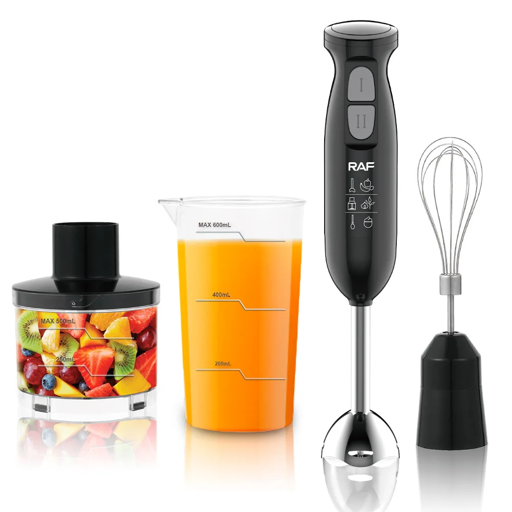 

Handheld Immersion Blender ,800W 4-In-1 Stainless Steel Handheld Blender Stick Mixer with Egg Whisk, Beaker & Chopper Bowl