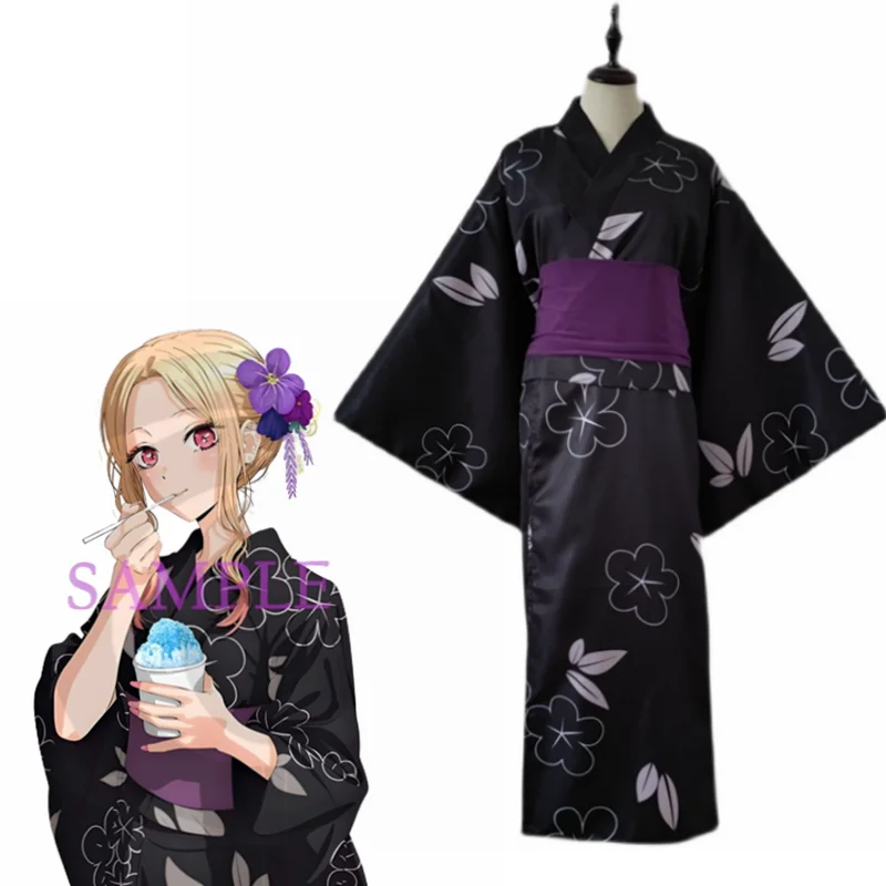 

Anime Cosplay My Dress Up Darling Cosplay Kitagawa Marin Cos Name Kimono Cosplay Costume