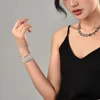Vintage Cowhide Open Wide Edge Bracelet New Fashionable High-end Snake Patterned Leather Fashion Jewelry Party Bangle Women 3