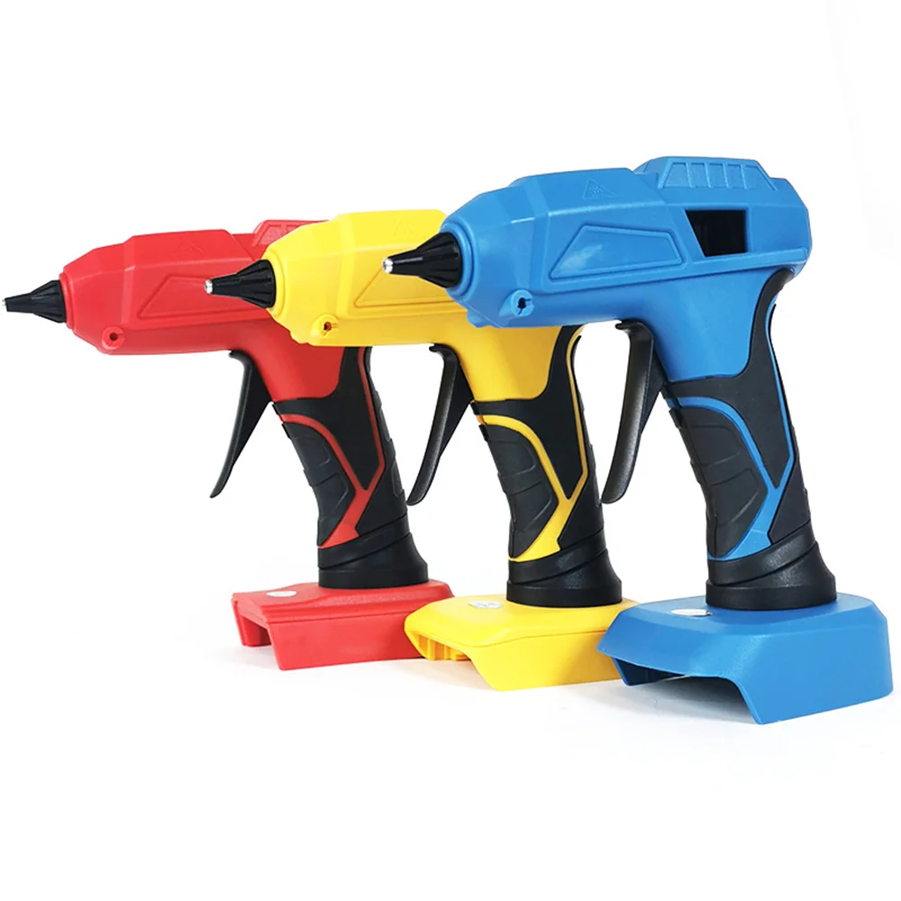 Cordless Hot Melt Glue Gun Portable Rechargeable with 5pcs 11mm Glue Sticks DIY Repair Tool For Makita/Dewalt/ Milwaukee battery