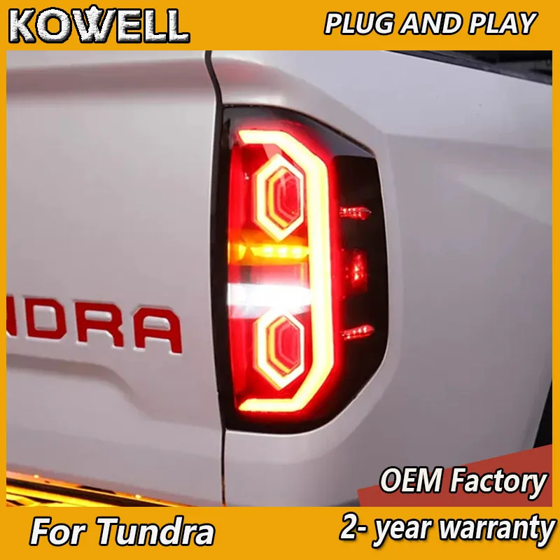 

Car Styling for Toyota Tundra Taillights 2014-2020 Tundra Tail Lights Rear Lamp DRL+Brake+Turn Signal+Reversing