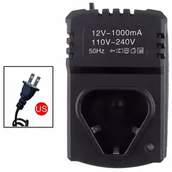 Portable 12V Li - ion Rechargeable Electric Drill Charger - Air Tool Accessory (US)