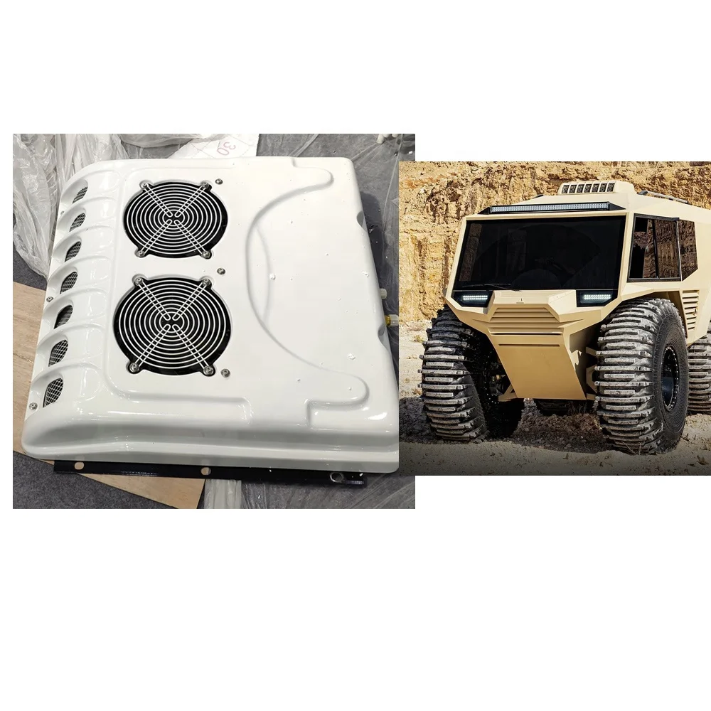 

auto truck tractor car cab 12v roof top off road vehicle air conditioner for truck