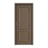 Best selling high quality solid wooden door with modern simple design for interior bedroom solid wood door 1
