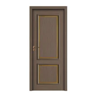 Best selling high quality solid wooden door with modern simple design for interior bedroom solid wood door 1