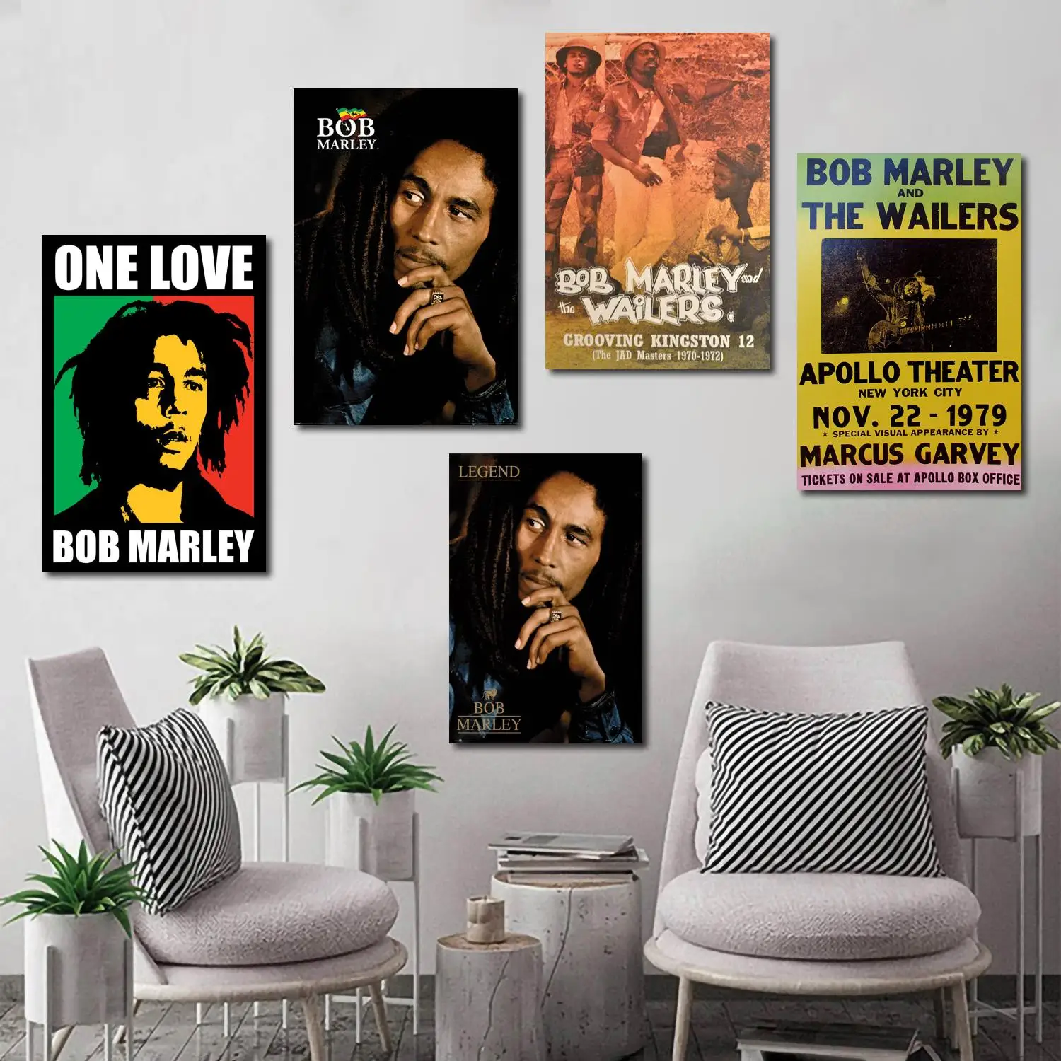 Painting　Decorative　Living　Bedroom　music　24x36　Wall　wailers　poster　Posters　Canvas　Poster　the　Room　Painting　group　Art　AliExpress