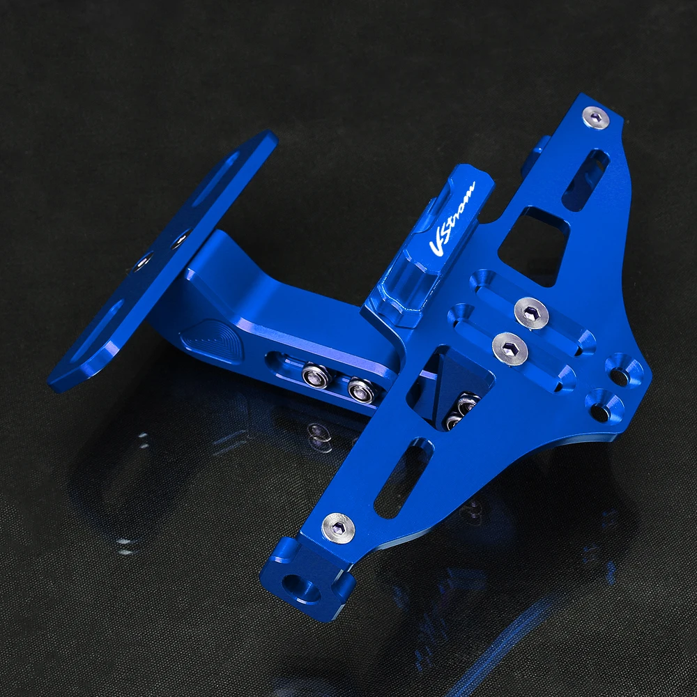For Suzuki V-Strom 650 1000Xt 1050 Vstrom650 Vstrom1000Xt Vstrom1050 Adjustable Bracket Licence Plate Holder Frame Number Plate