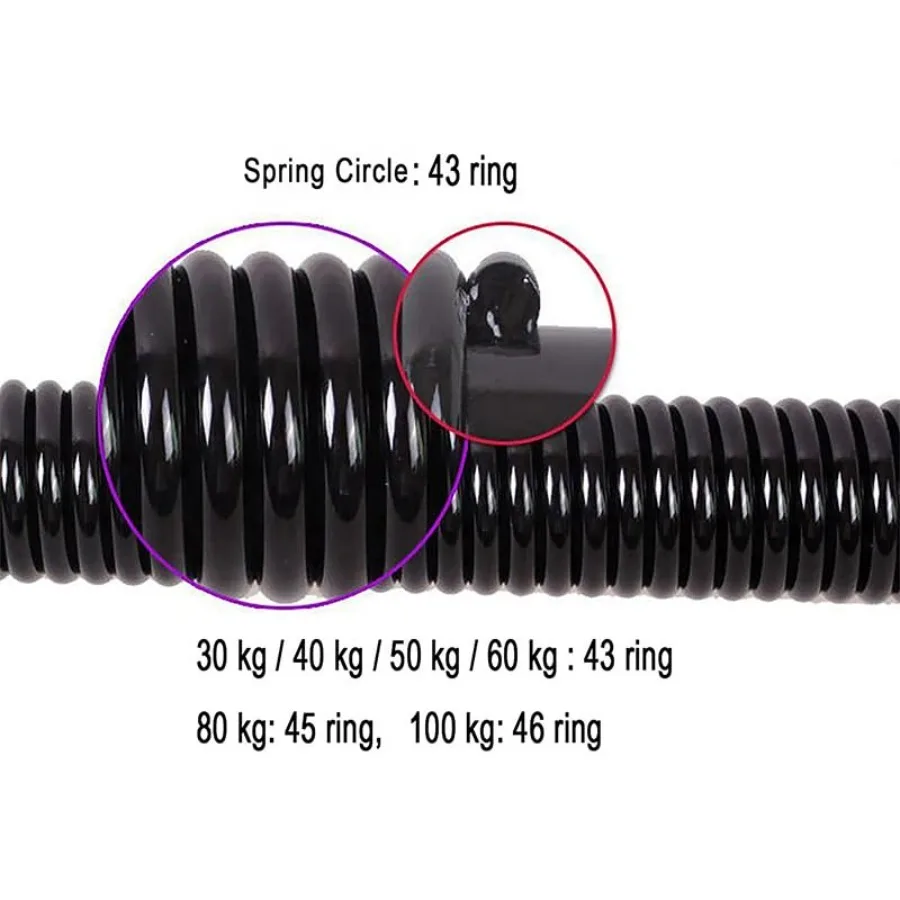 Power Twister Bar Arm Shoulder Upper Body Chest Builder Strengthener Spring Exercise Bicep Blaster 40kg-88lbs