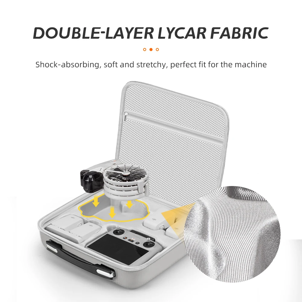 Sac de transport DJI Flip - étui rigide antichoc gris