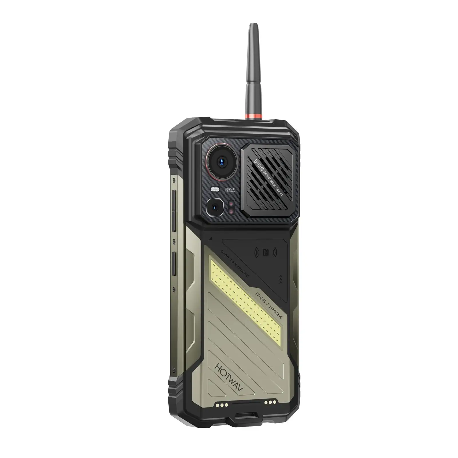 HOTWAV Hyper 8 Ultra Walkie-talkie Rugged Phone 12GB+512GB 6.8" 20MP Night Vision 12000mAh 55W Android 15 Camping Light phone