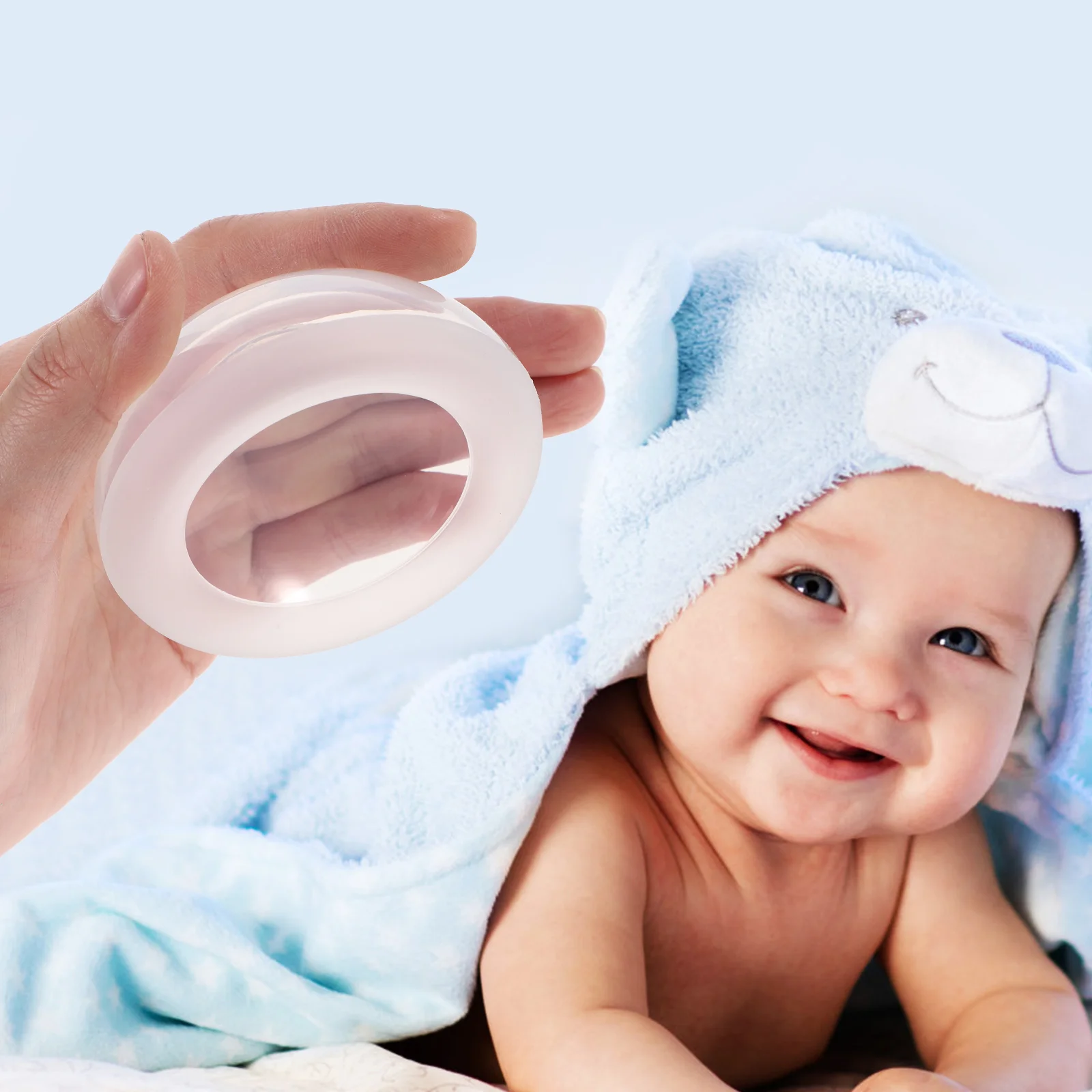 

2 Pcs Baby Phlegm Device Care Tool Back Massager Sputum Helper Silicone Cup Silica Gel Spitting Hiccup