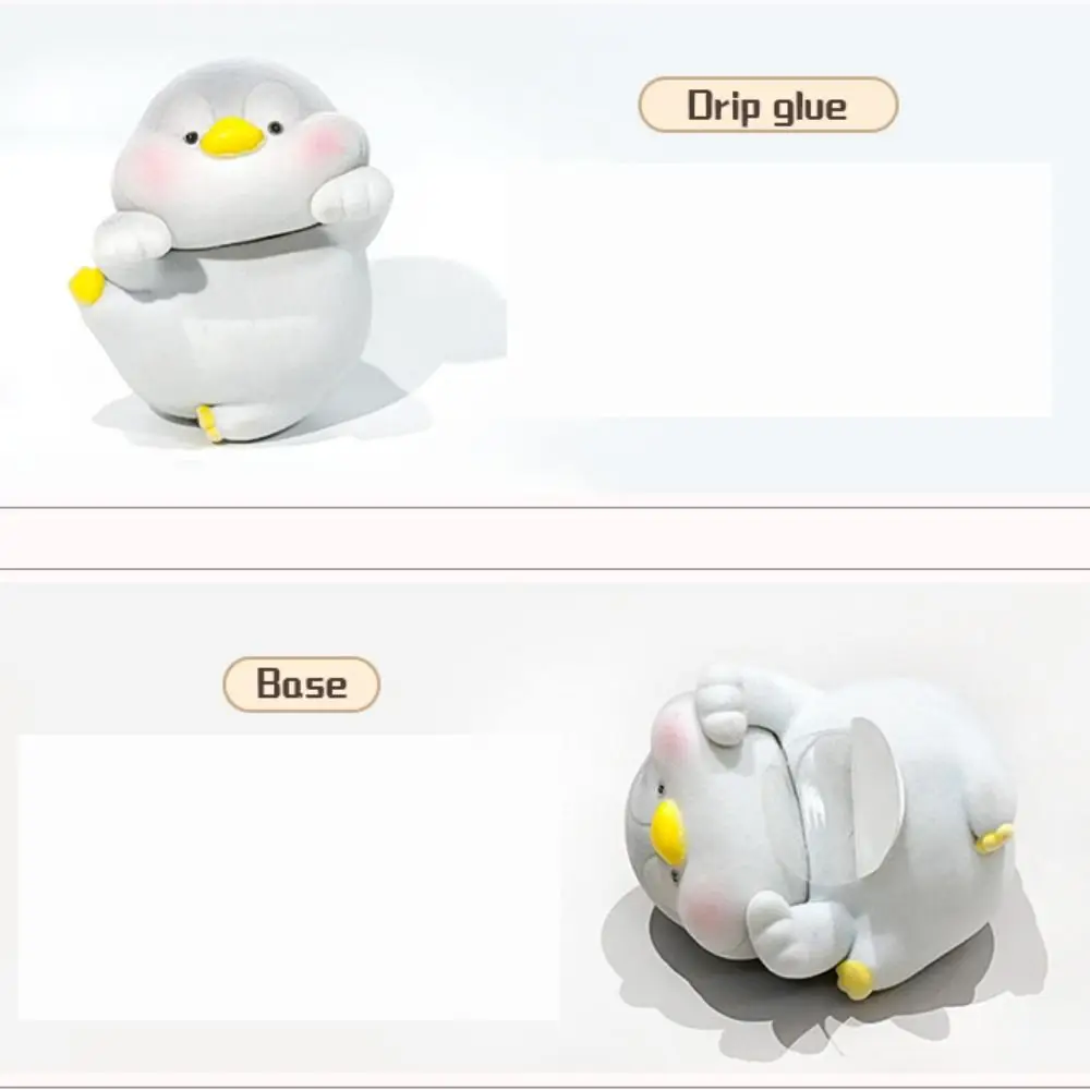 Flocking Computer Monitor Decoration Desk Ornament Panda Dog Screen Animal Model Rabbit Computer Display Center Console Doll