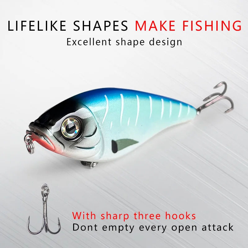 Vibration Wobbler Liple Hoops 110 mm 37 g Wobbler Angler's Fishing Lures Hardbaits für Barsch Hecht – Detail 13