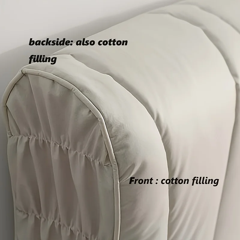 Luxury All-inclusive Thicken Quilting Bed Head Cover Technical Cloth Fabric Headboard Cover  Bedside Dust Protector Cover