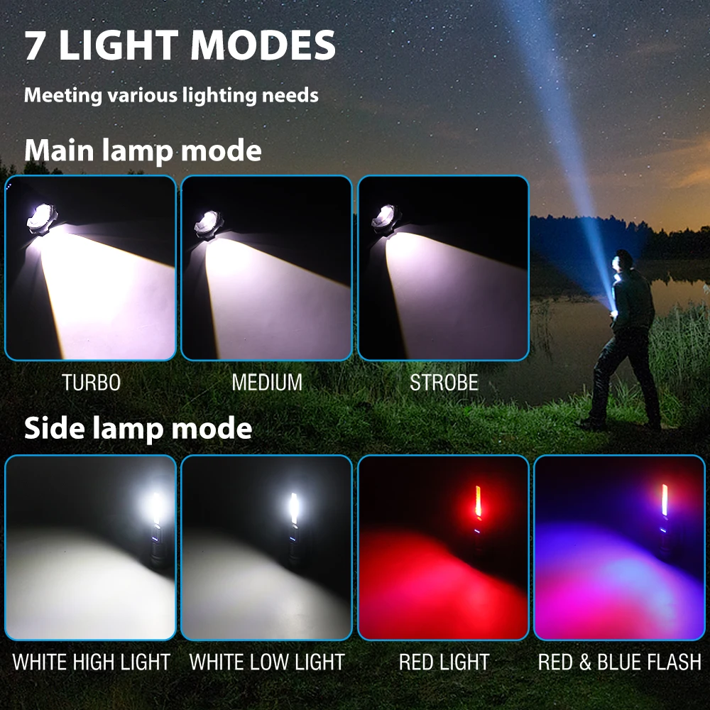 BORUiT Wainlight NM1 LED  , C Ÿ    ġ,  ķ  , 2600mAh, 30W