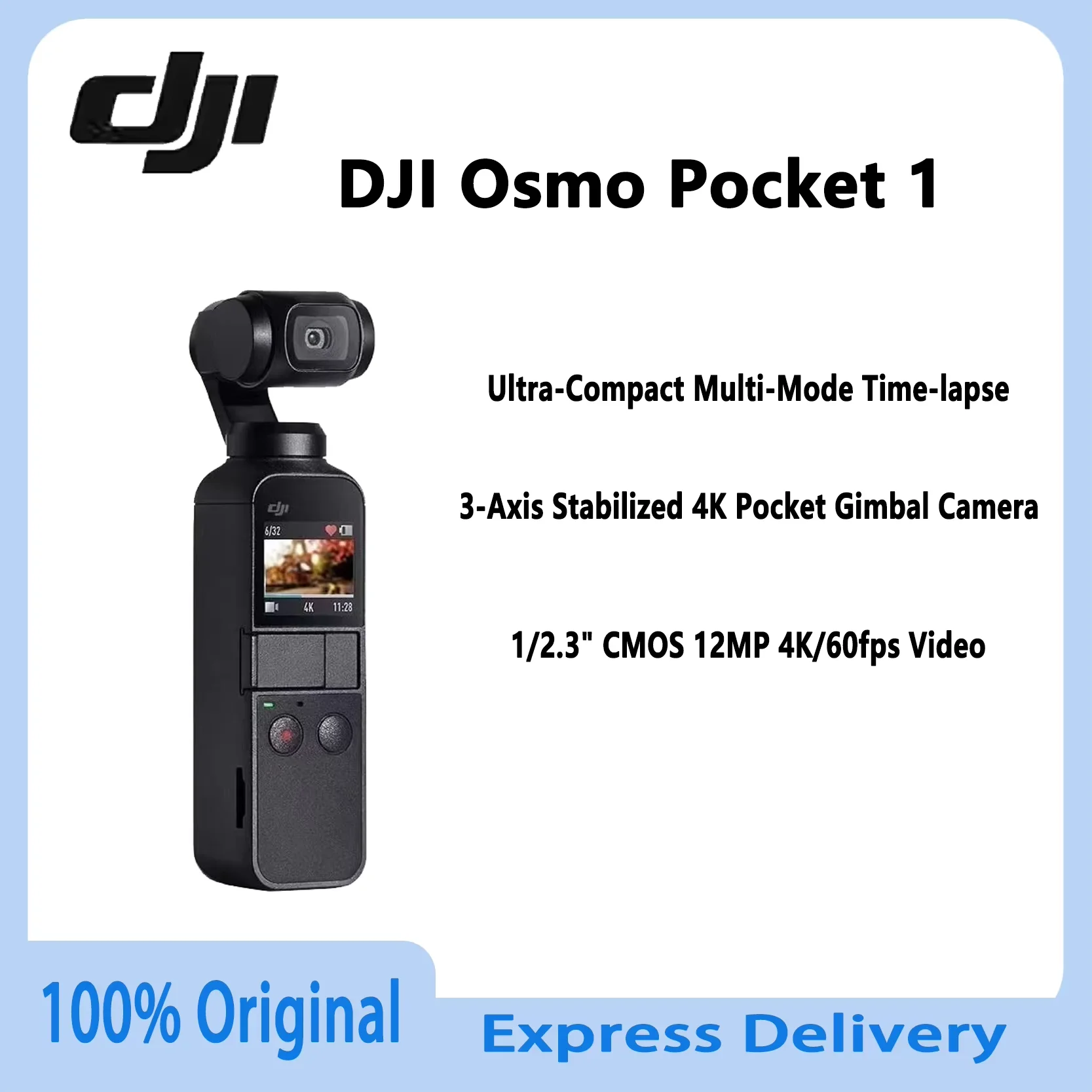 DJI Pocket 1 Caméra Action Stabilisée 4K - Neuf Boîte ou Sans Boîte
