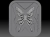 1pc Butterfly  Nail Plate Base 3D Acrylic Mold Tool  Nail Art Decoratons  DIY  Silicone  Nail Art Templates Nails  Mold Tool 3