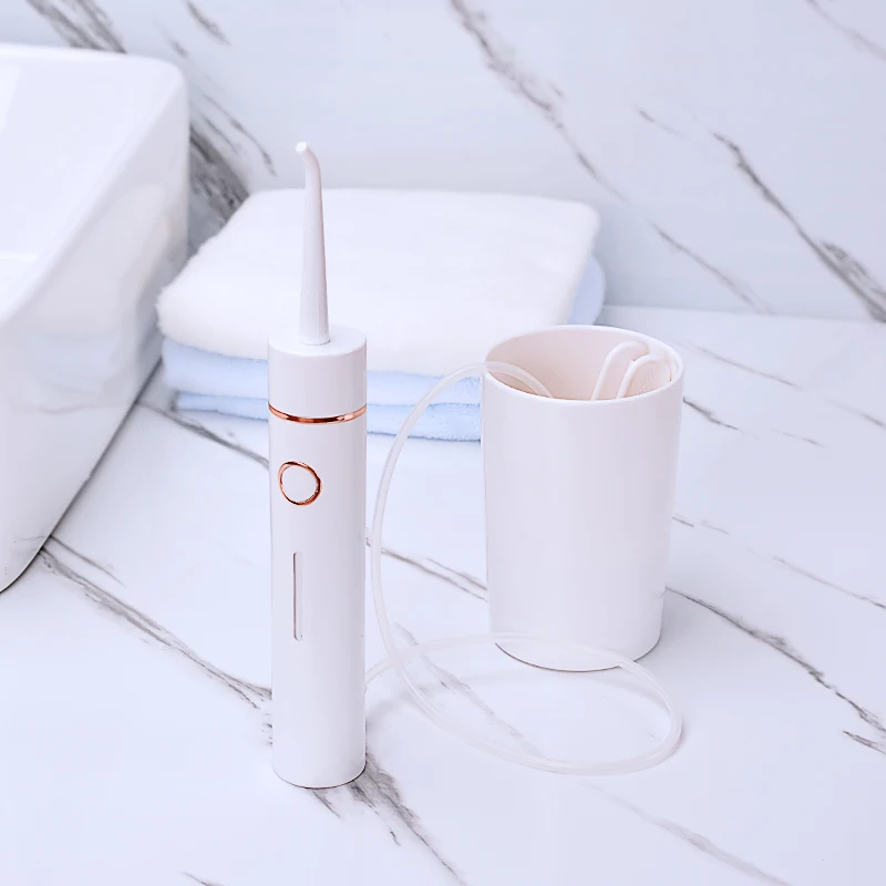 

Portable Wireless Electric Oral Irrigator with 2 Nozzles 1600/min Teeth Cleaner Dental Floss Tankless Teeth Cleaning Care Tools