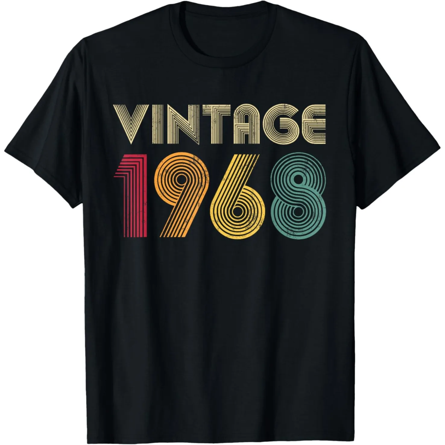 Geschenk zum 58. Geburtstag, 1968, Vintage, für Männer und Frauen, 58 Jahre alt, T-Shirts, Humor, Streetwear, T-Shirt, kurzärmelig, Unisex, lockere Kleidung
