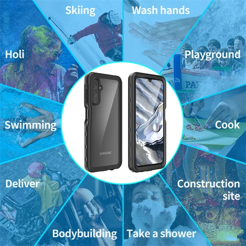 IP68 Waterproof Case For Samsung Galaxy A14 5G WaterProof Diving Swim Protect Cover for Galaxy A14 4G Case A14 A 14 Funda Etui