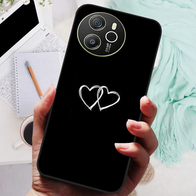 Blackview SHARK 8 Silicone Soft Back Case - Black Lion Wolf Design