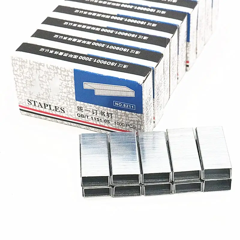표준 스테이플, 길이 30mm, 용량 25 매, 상자 당 약 900 개, 표준 스테이플러에 맞는 미니 스테이플 24/6 개-실버