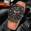 3PCS Men's Fashion Watch Set Business Trend Versatile Retro Classic Round Dial Quartz Watch Set as a Holiday Gift for Him 5
