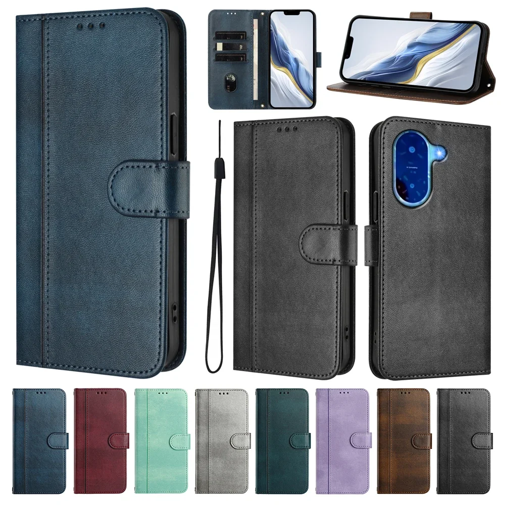 Retro Leather Flip Phone Wallet Case with Stand Cover