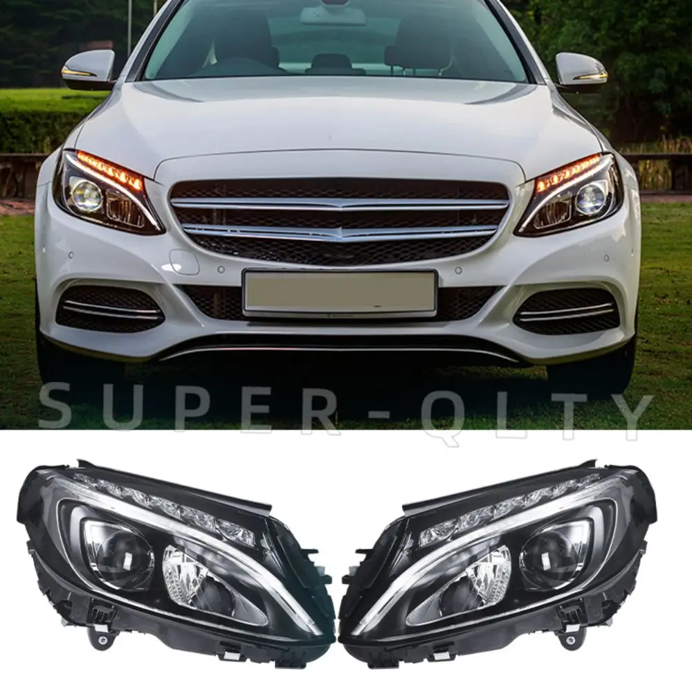 美品　即日発送　ベンツ　Cクラス　W205　左ヘッドライト メルセデスベンツ W205 Cクラス 前期 純正 左 LED ヘッドライト