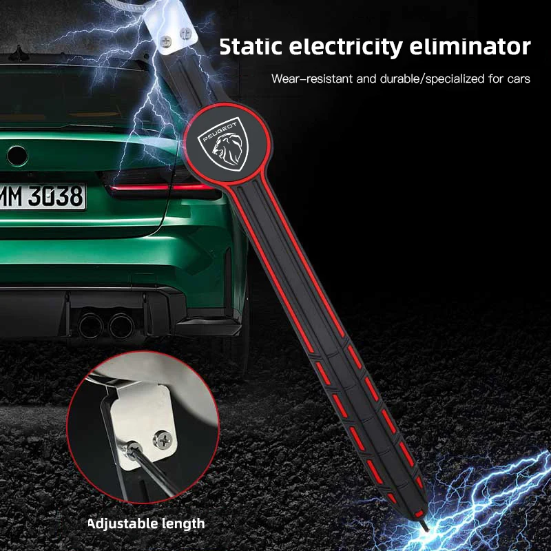 Car electrostatic towing tape anti static auto accessories For Peugeot 307 108 208 407 206 508 106 301 607 408 107 205 807 406