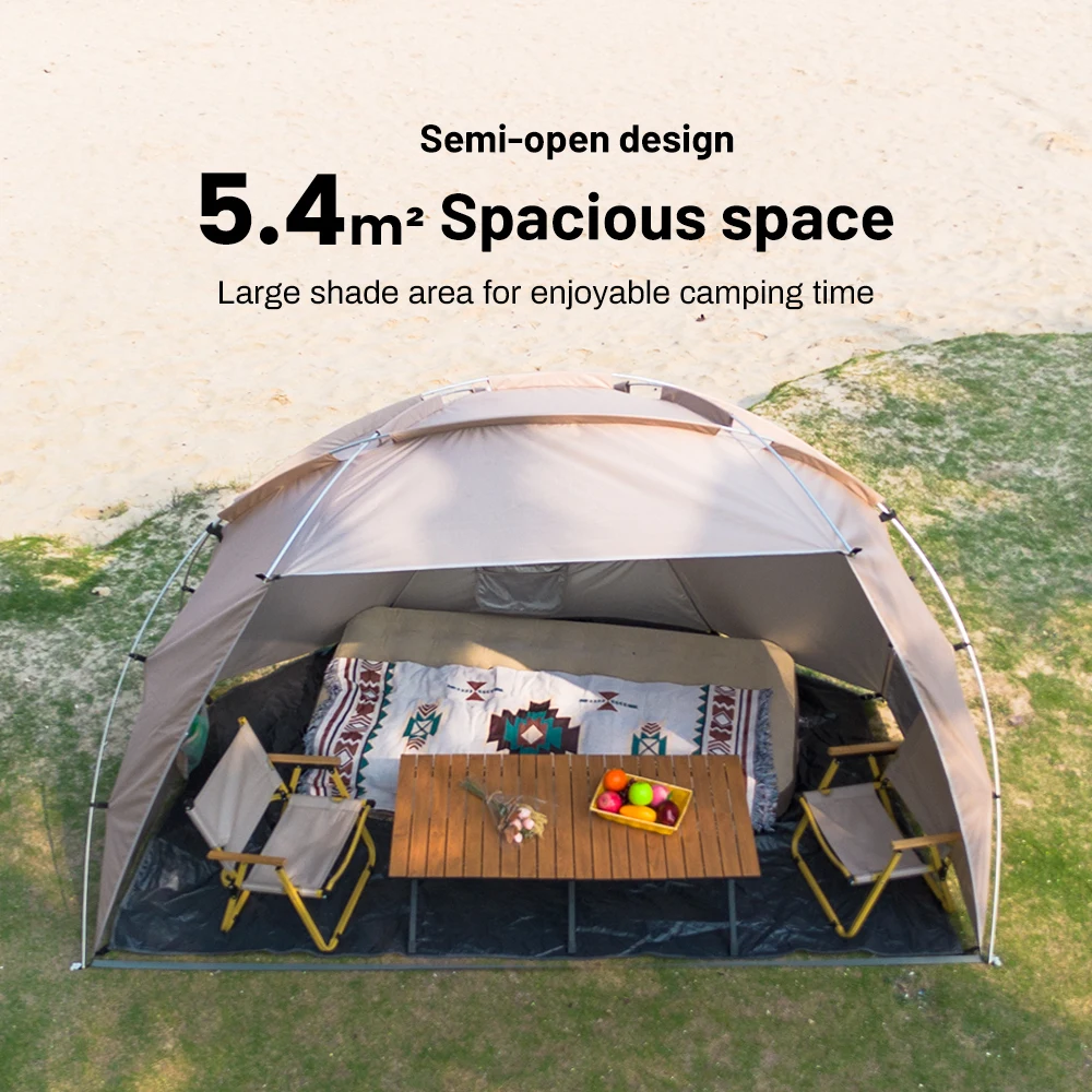 Sonuto Outdoor 4-7 People Camping Park Beach Tent 6