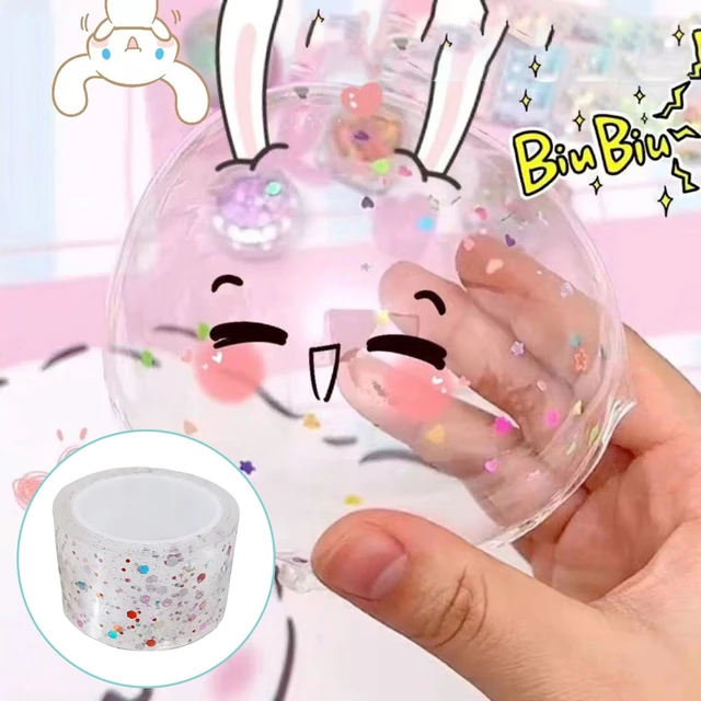 Ballons à bulles acryliques soufflant ruban adhésif double face Creative  Diy Crafting Sensory Toy, Style D 300cm