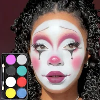 Body Face Painting 8 Color Halloween Makeup Paint Kid Face Paint Non-Toxic Face Paints Tasteless Safe Oil Paint Halloween Makeup 1