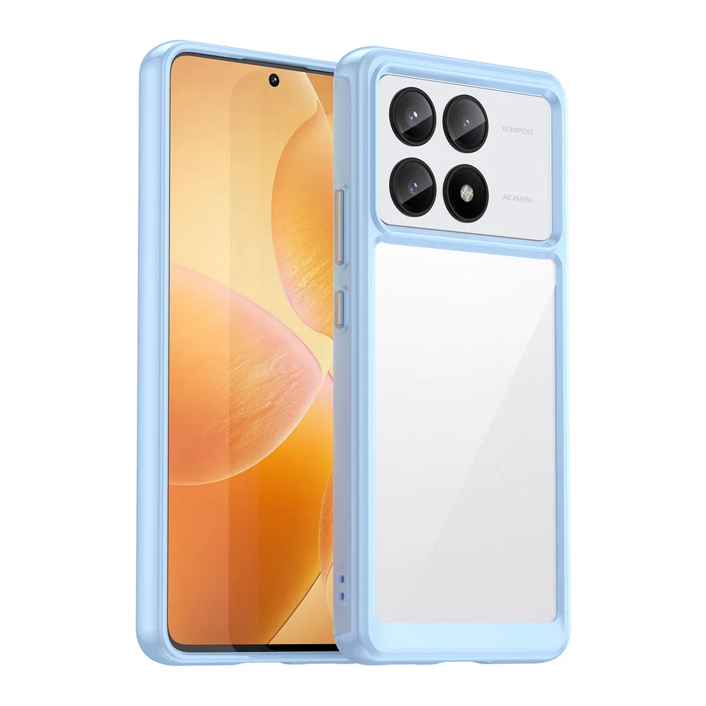 Étui Transparent pour X6 M6 F5 X5 GT X4 M5 F4 POCO C65 C40 C55 M4 Pro F3, housse de téléphone souple et fine en TPU_voghion.com