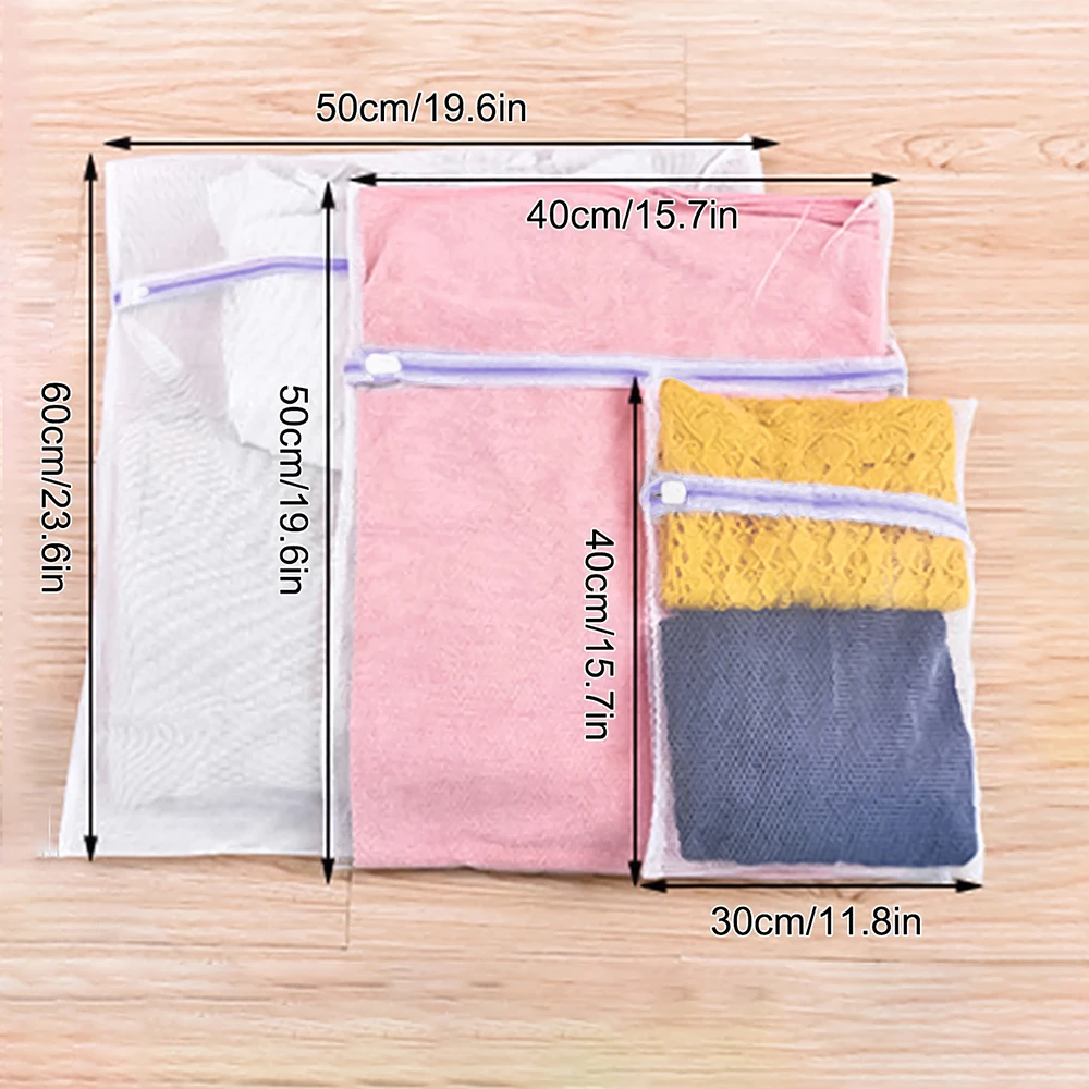 3PCS/Set Sorting clothes washing clothes care washing bag Laundry net Laundry bag special mesh 6