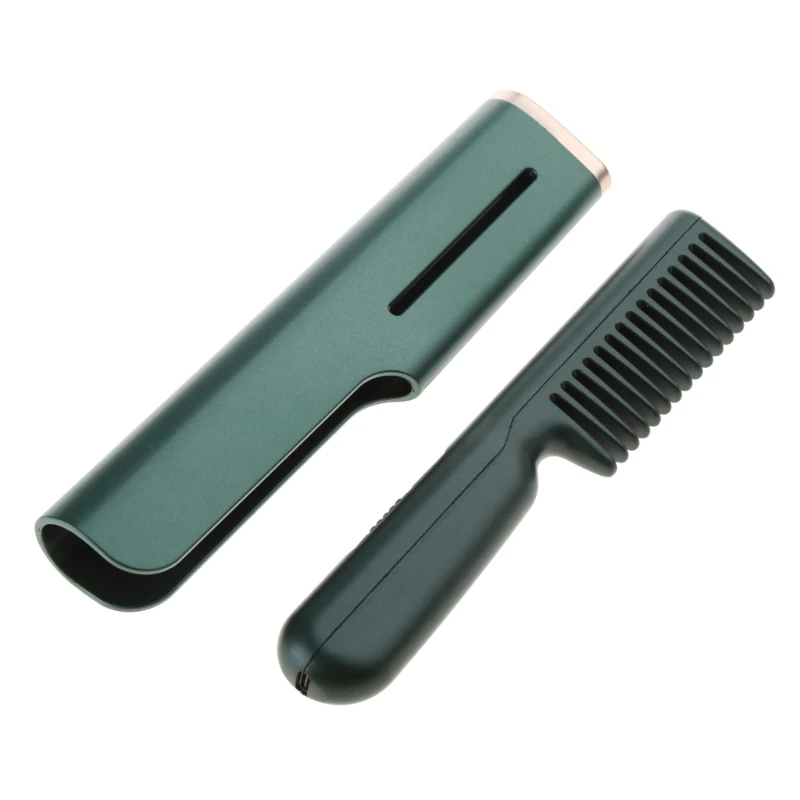 Hair Dryer Brush Straight Hair Comb Cordless Hot Air Brush Salon Negative Ionic Blow Dryer Straightener & Curler Dropshipping