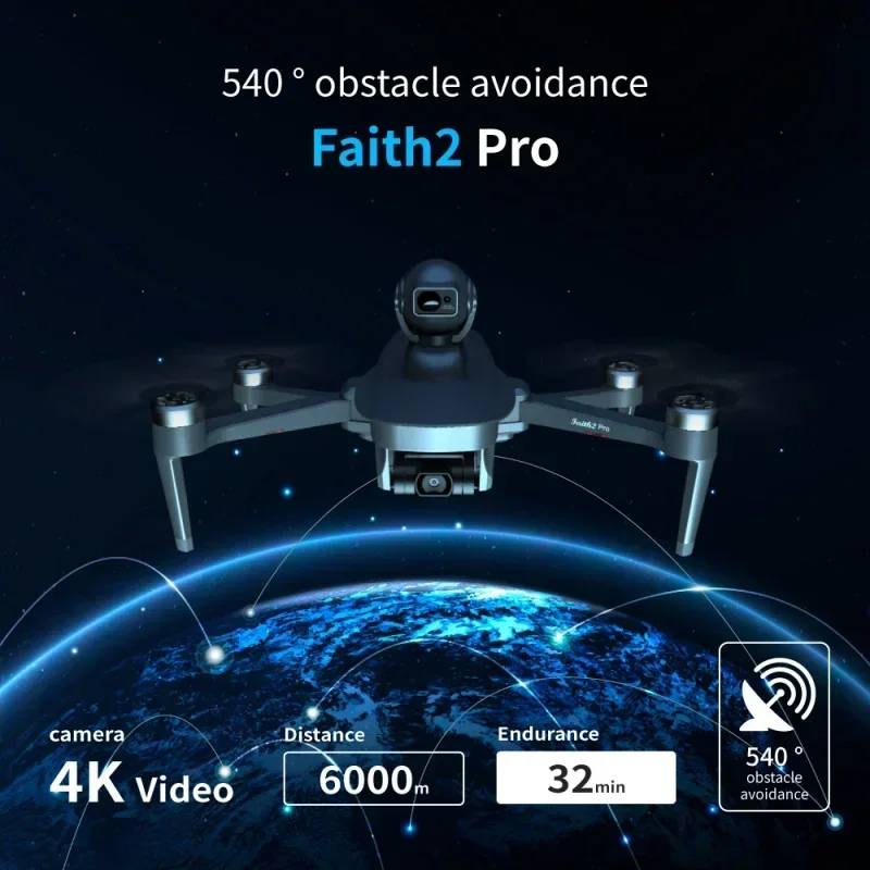 

Радиоуправляемый фотоаппарат с Wi-Fi GPS FPV и функцией обхода препятствий