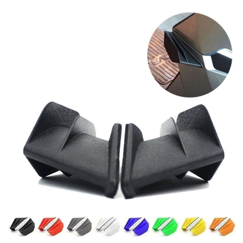 Aerodynamic Motorcycle Winglets Wind Deflectors with Adhesive