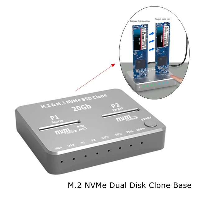 M.2  NVMe SSD   CLONE  DUPLICATOR