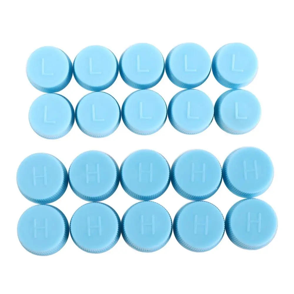 Valve Car Air Conditioning Pipeline Replacement Parts High Low Side Dust Cap Valve Core Caps Side Port Cover Auto Pressure Cap